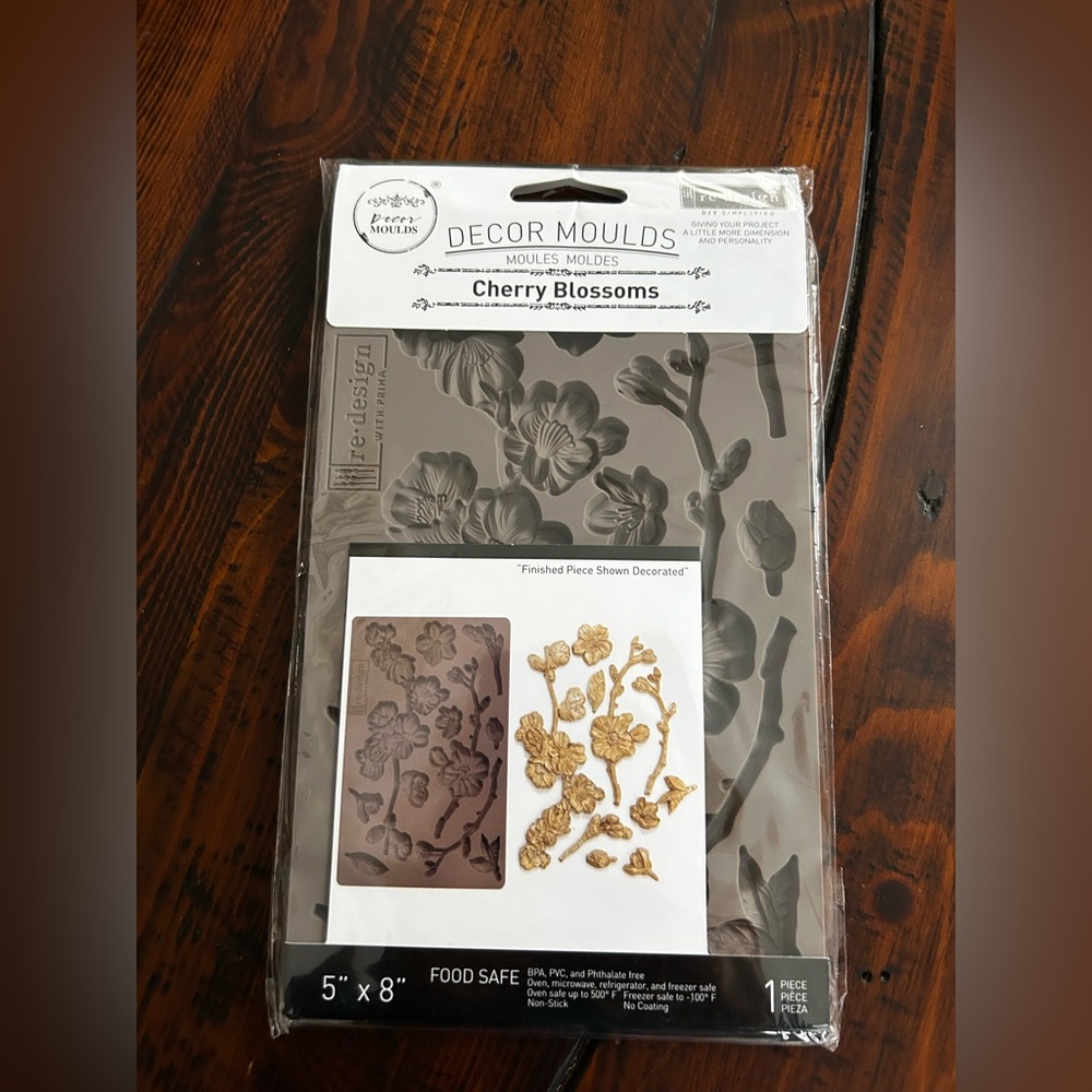 NEW Never Used Re-Design by Prima “Cherry Blossoms” Mould Mold